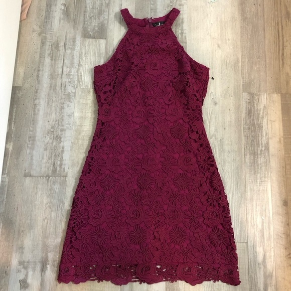 Lulus Love PoemMagenta dress size medium - Picture 6 of 16